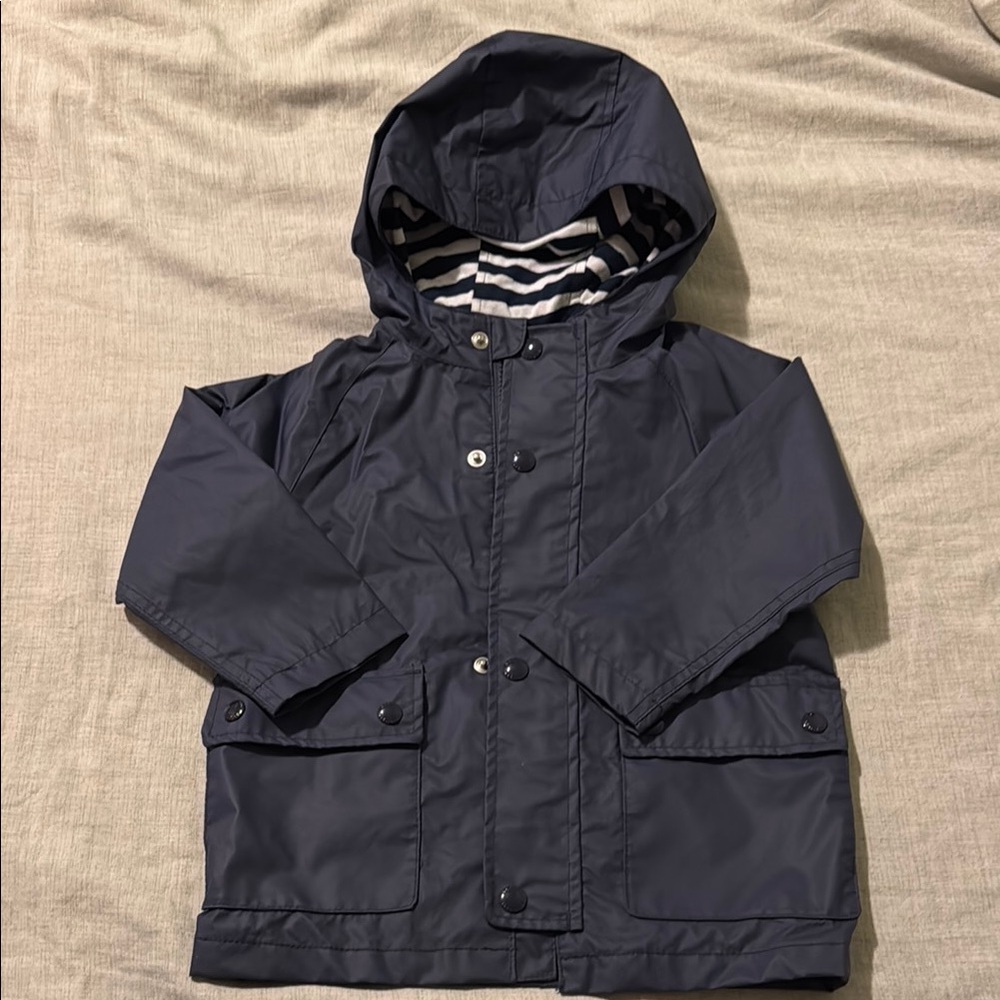 Kids size 2 Navy Kids Hooded raincoat